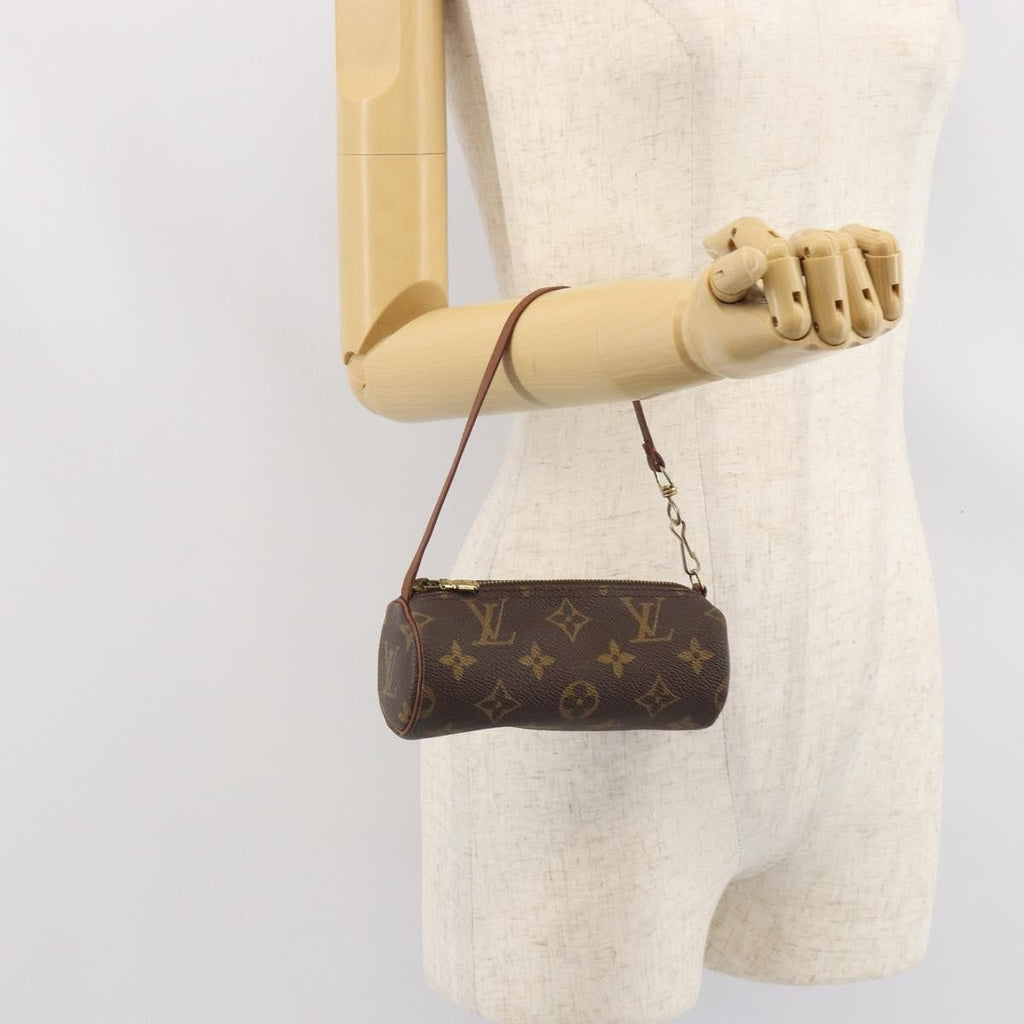 Louis Vuitton Papillon Pochette Monogram Canvas Brown Canvas Clutche & Pouche Bag (Pre-Owned)