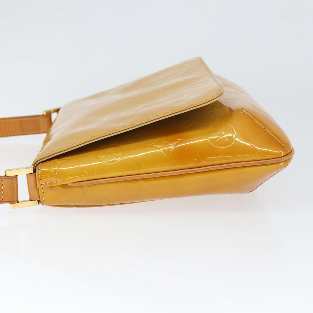 Louis Vuitton Thompson Street Handbag Monogram Vernis Beige Patent_Leather Shoulder Bag Bag (Pre-Owned)