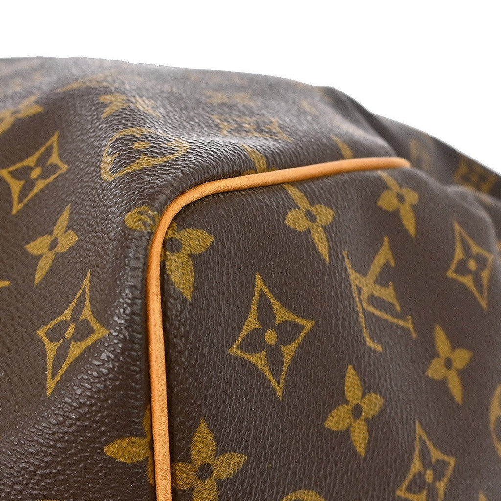 Louis Vuitton Keepall Bag Monogram Canvas Brown Canvas Travel Bag Bag (Pre-Owned)