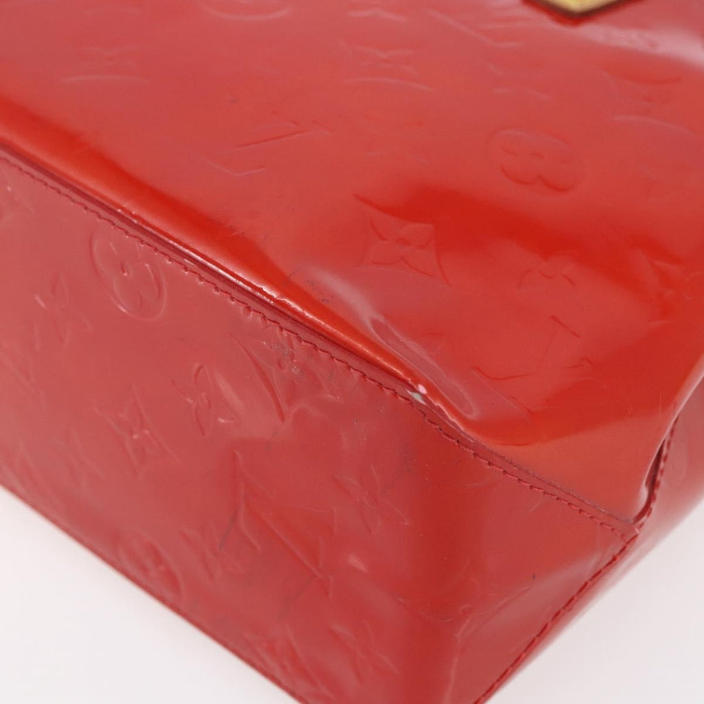Louis Vuitton Reade Handbag Monogram Vernis Red Patent_Leather Handbag (Pre-Owned)