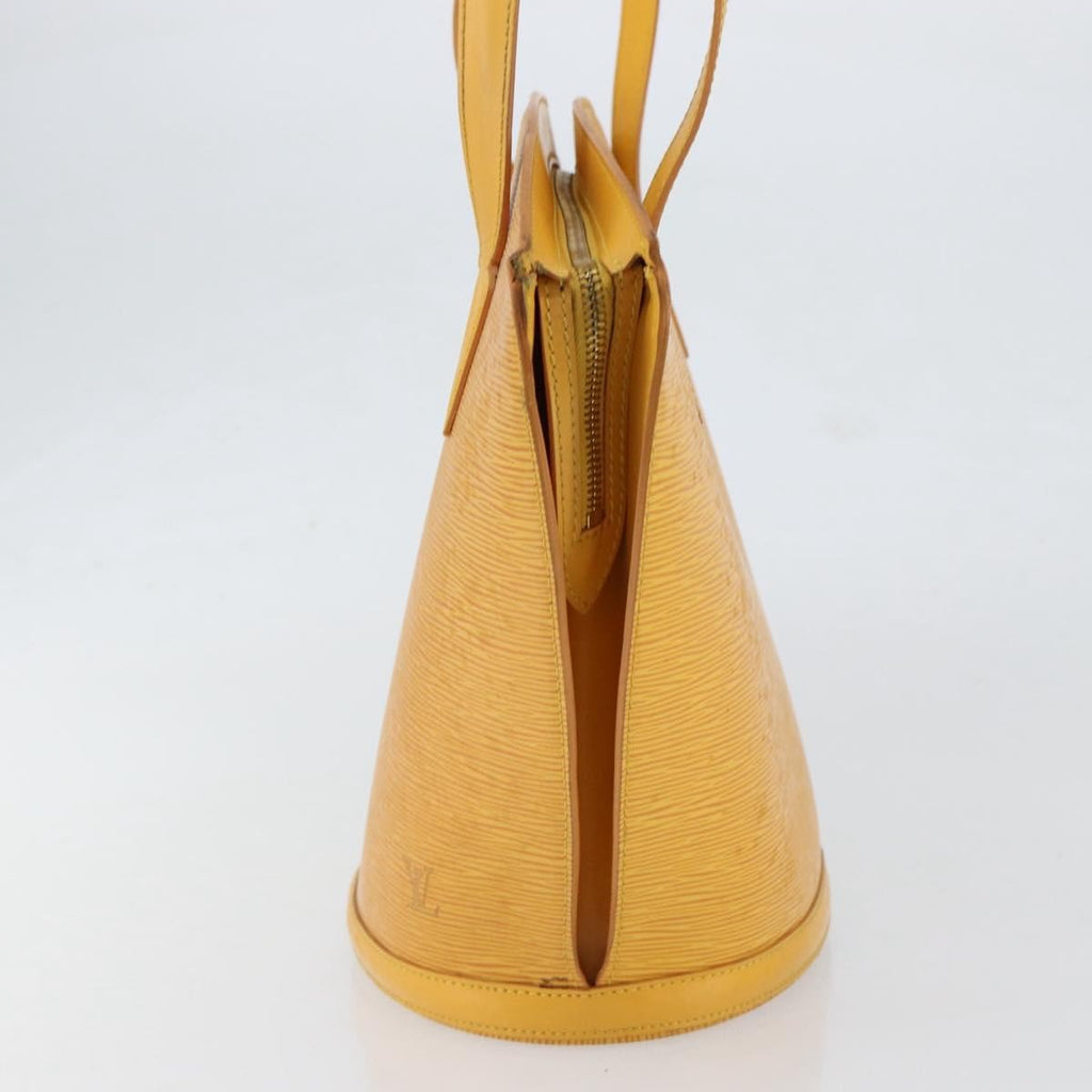Louis Vuitton Saint Jacques Handbag Epi Leather Yellow Leather Handbag (Pre-Owned)