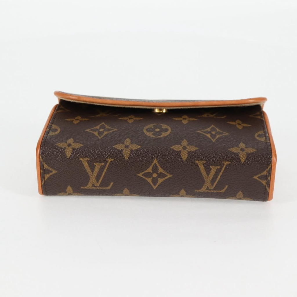 Louis Vuitton Florentine Waist Bag Monogram Canvas Brown Canvas Clutche & Pouche Bag (Pre-Owned)