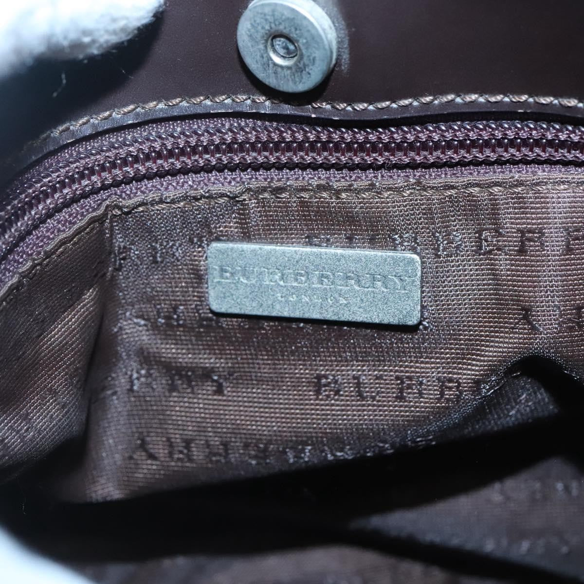 Burberry Nova Check Handbag Nova Check Canvas Beige Canvas Handbag (Pre-Owned)