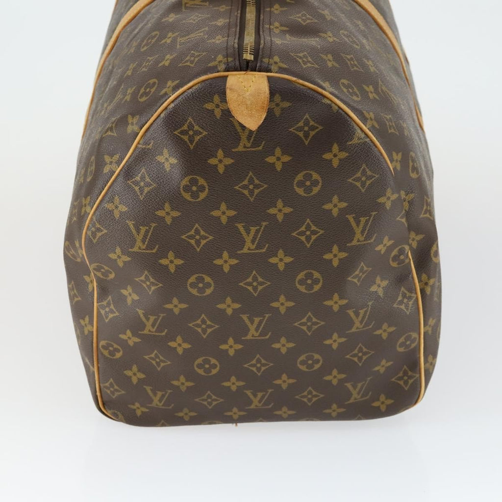 Louis Vuitton Keepall Bag Monogram Canvas Brown Canvas Travel Bag Bag (Pre-Owned)