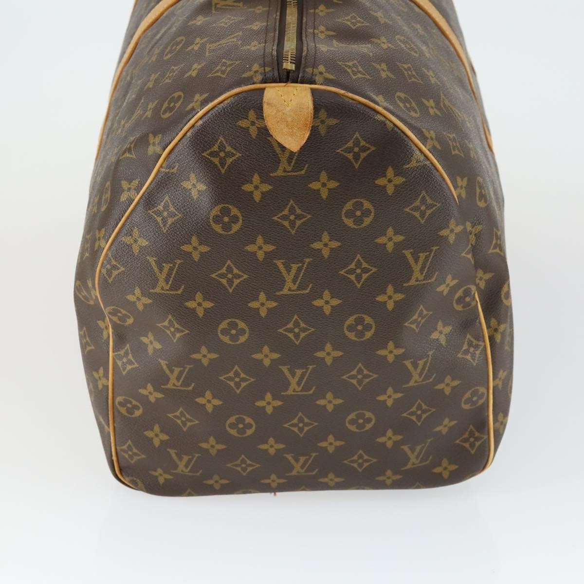 Louis Vuitton Keepall Bag Monogram Canvas Brown Canvas Travel Bag Bag (Pre-Owned)