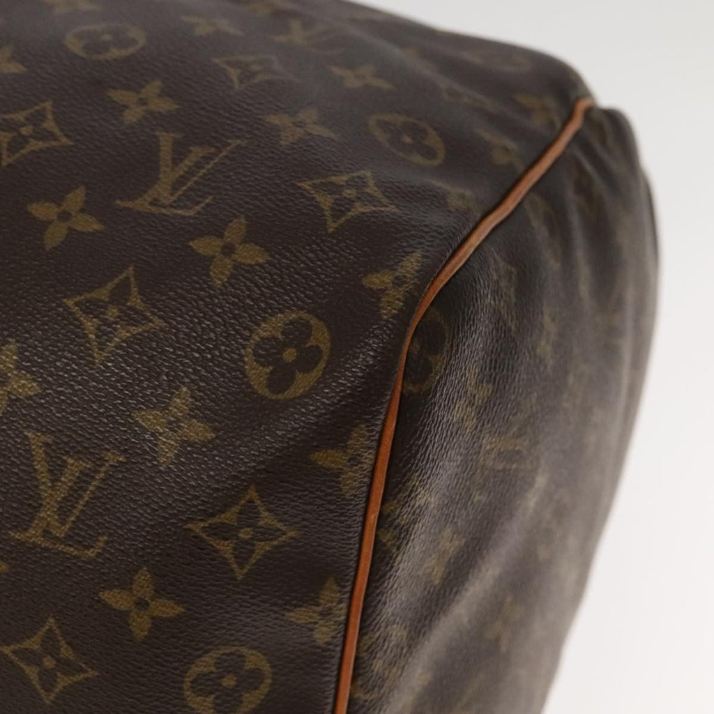 Louis Vuitton Keepall Bag Monogram Canvas Brown Canvas Travel Bag Bag (Pre-Owned)