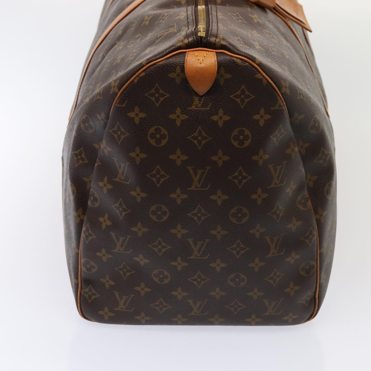 Louis Vuitton Keepall Bag Monogram Canvas Brown Canvas Travel Bag Bag (Pre-Owned)