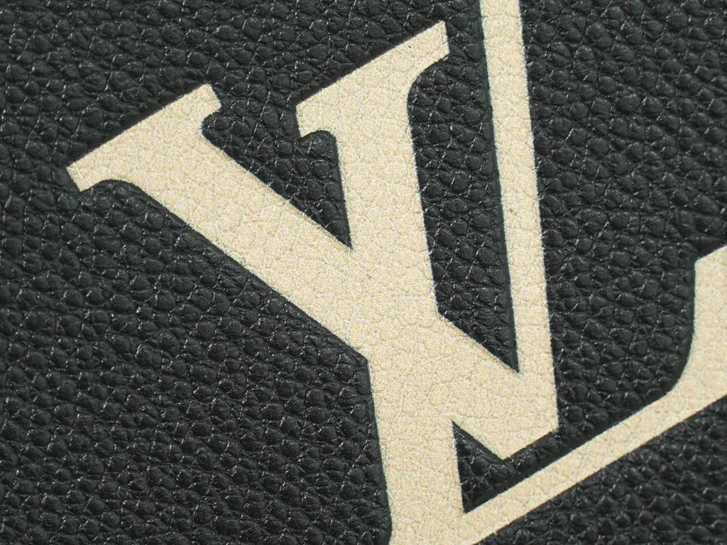 Louis Vuitton Petit Sac Plat Bag Bicolor Monogram Empreinte Giant Black Leather Tote Bag Bag (Pre-Owned)