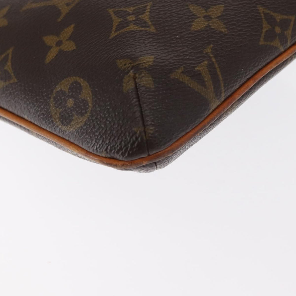 Louis Vuitton Partition Wristlet Clutch Monogram Canvas Brown Canvas Clutche & Pouche Bag (Pre-Owned)