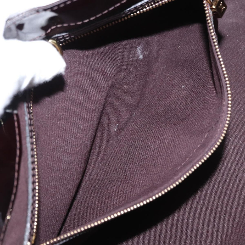 Louis Vuitton Wilshire Handbag Monogram Vernis Purple Patent_Leather Tote Bag Bag (Pre-Owned)