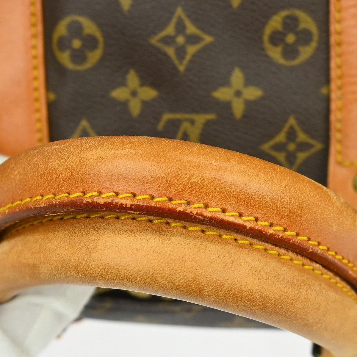 Louis Vuitton Keepall Bag Monogram Canvas Brown Canvas Travel Bag Bag (Pre-Owned)
