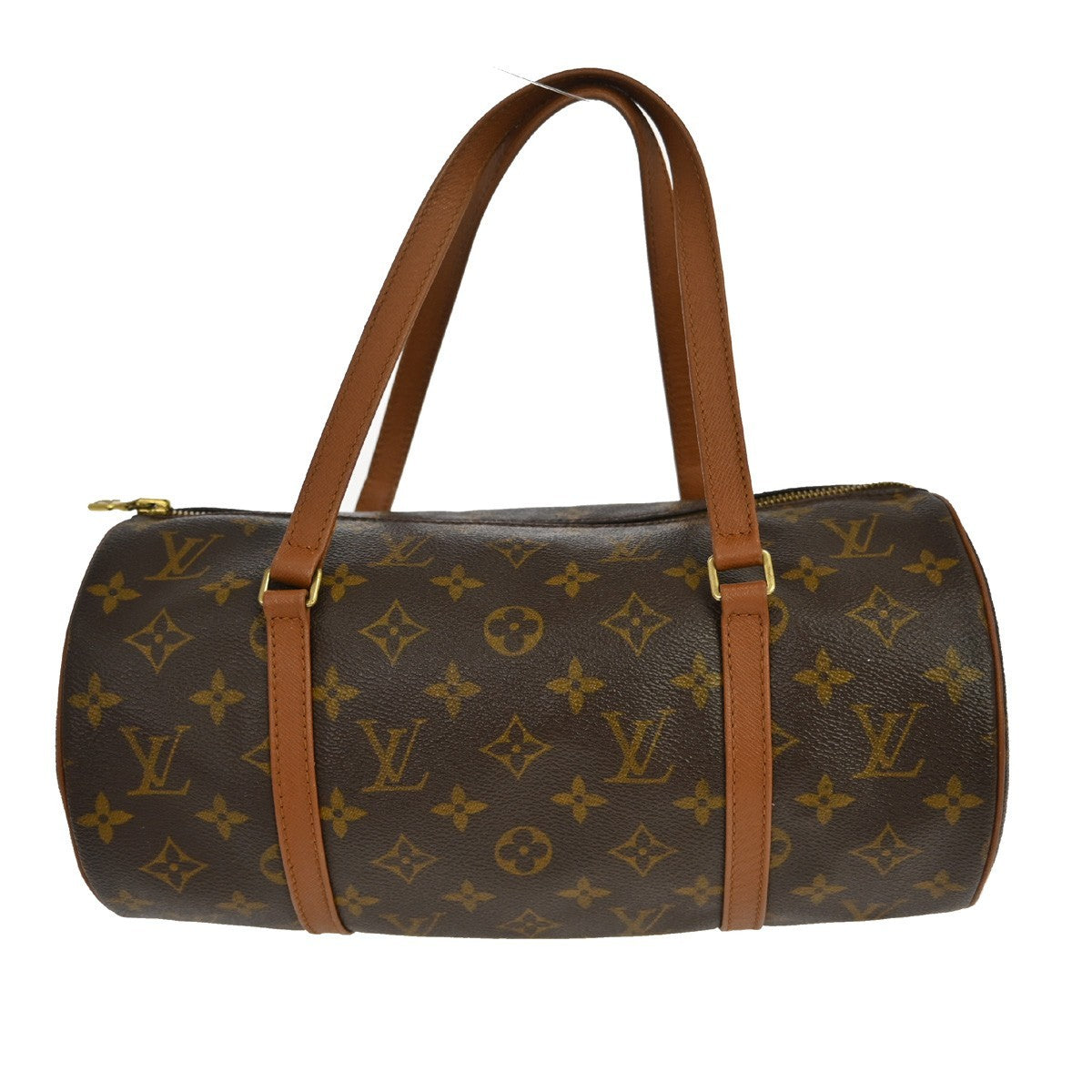 Louis Vuitton Papillon Handbag Monogram Canvas Brown Canvas Handbag (Pre-Owned)