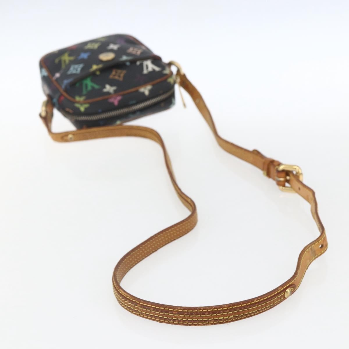 Louis Vuitton Rift Handbag Monogram Multicolor Black Canvas Shoulder Bag Bag (Pre-Owned)