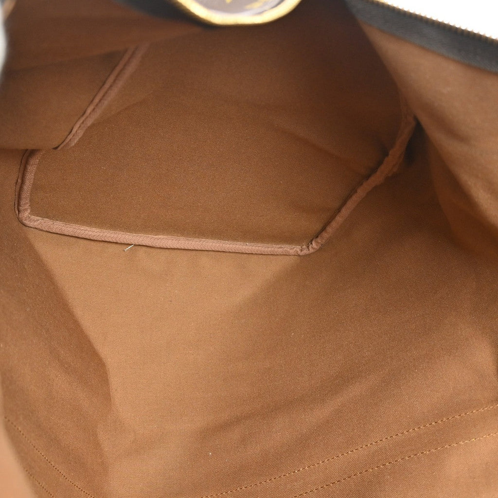 Louis Vuitton Keepall Bag Monogram Canvas Brown Canvas Travel Bag Bag (Pre-Owned)