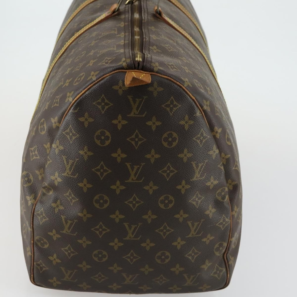Louis Vuitton Keepall Bag Monogram Canvas Brown Canvas Travel Bag Bag (Pre-Owned)
