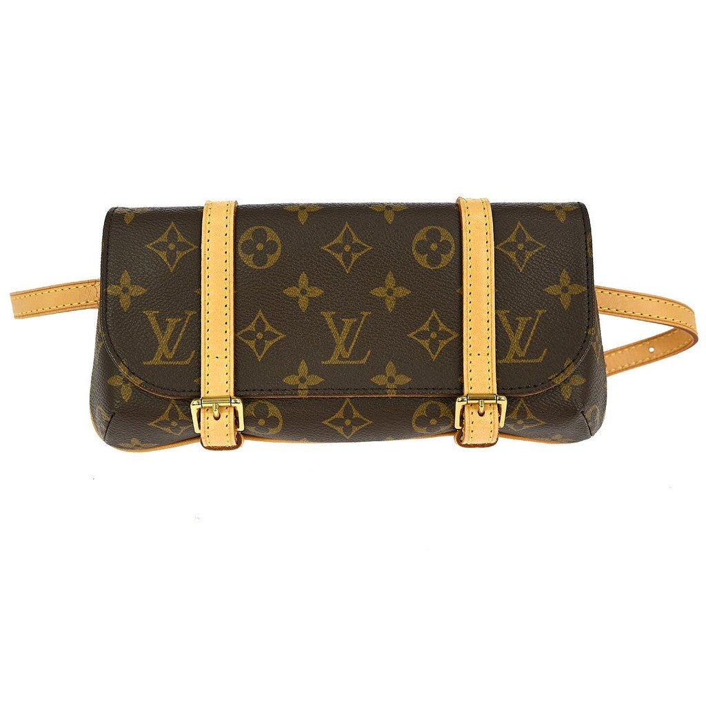 Louis Vuitton Marelle Waist Bag Monogram Canvas Brown Canvas Clutche & Pouche Bag (Pre-Owned)