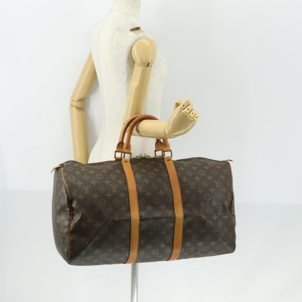 Louis Vuitton Keepall Bag Monogram Canvas Multicolour Canvas Travel Bag Bag (Pre-Owned)