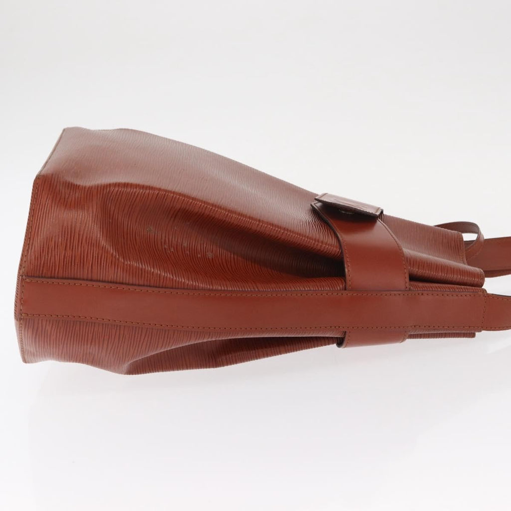 Louis Vuitton Vintage Sac D'epaule Handbag Epi Leather Brown Leather Shoulder Bag Bag (Pre-Owned)