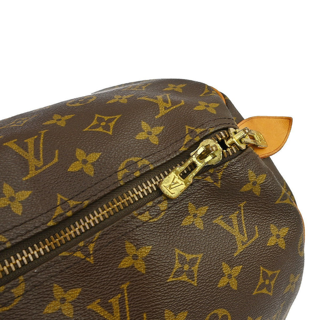 Louis Vuitton Keepall Bag Monogram Canvas Brown Canvas Travel Bag Bag (Pre-Owned)