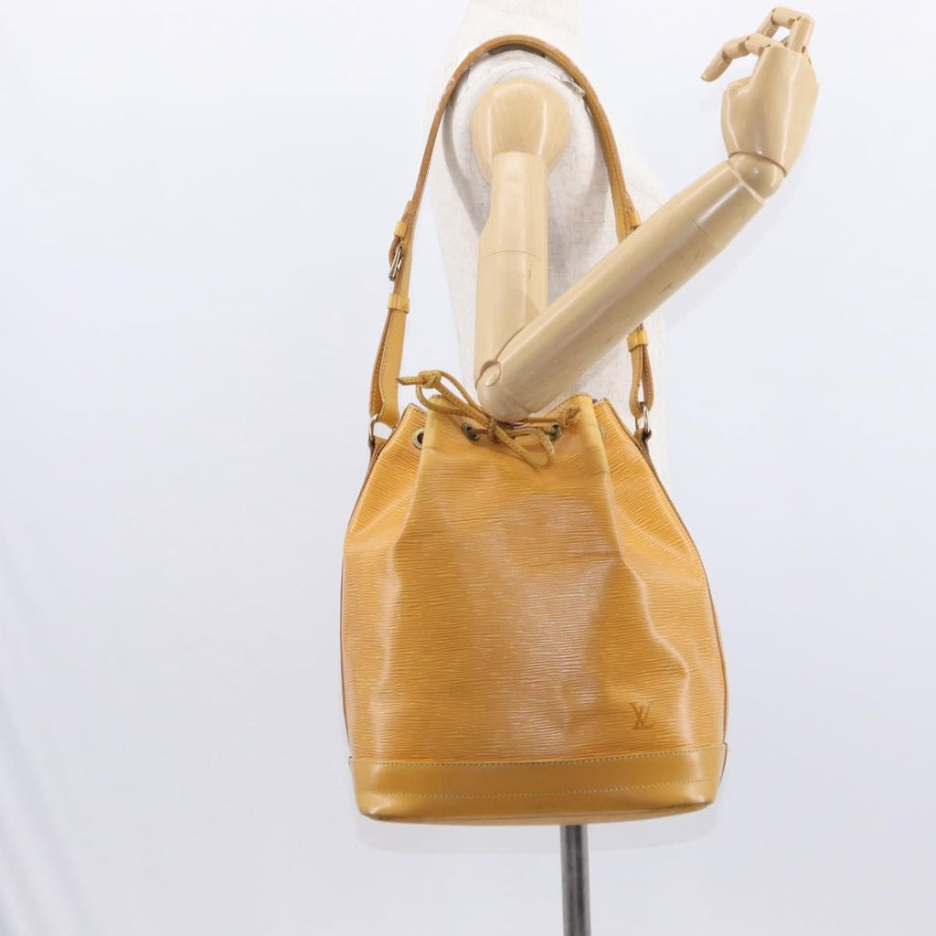Louis Vuitton Noe Handbag Epi Leather Yellow Leather Shoulder Bag Bag (Pre-Owned)
