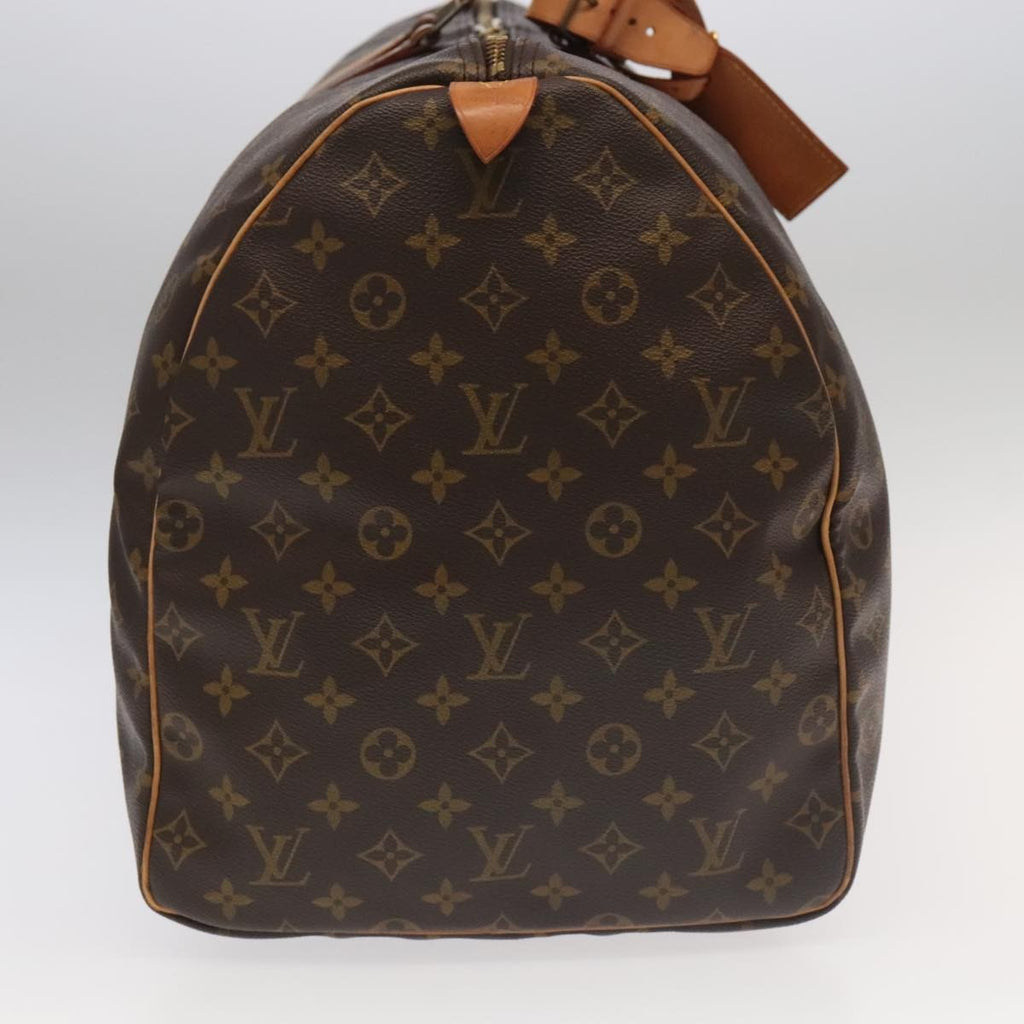 Louis Vuitton Keepall Bag Monogram Canvas Brown Canvas Travel Bag Bag (Pre-Owned)