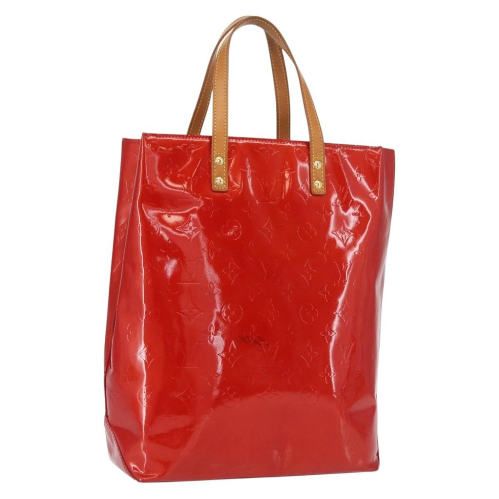 Louis Vuitton Reade Handbag Monogram Vernis Red Patent_Leather Handbag (Pre-Owned)