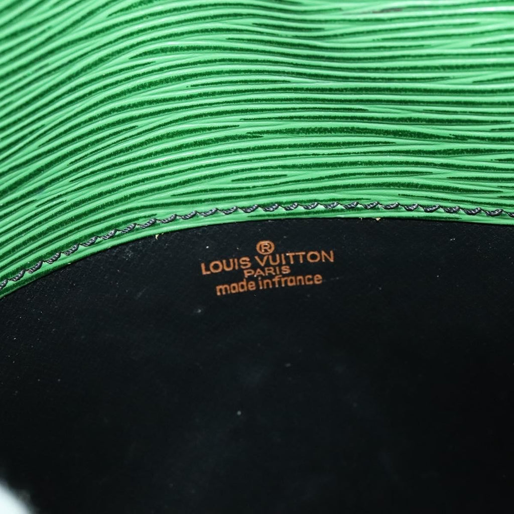 Louis Vuitton Cartouchiere Handbag Epi Leather Green Leather Shoulder Bag Bag (Pre-Owned)