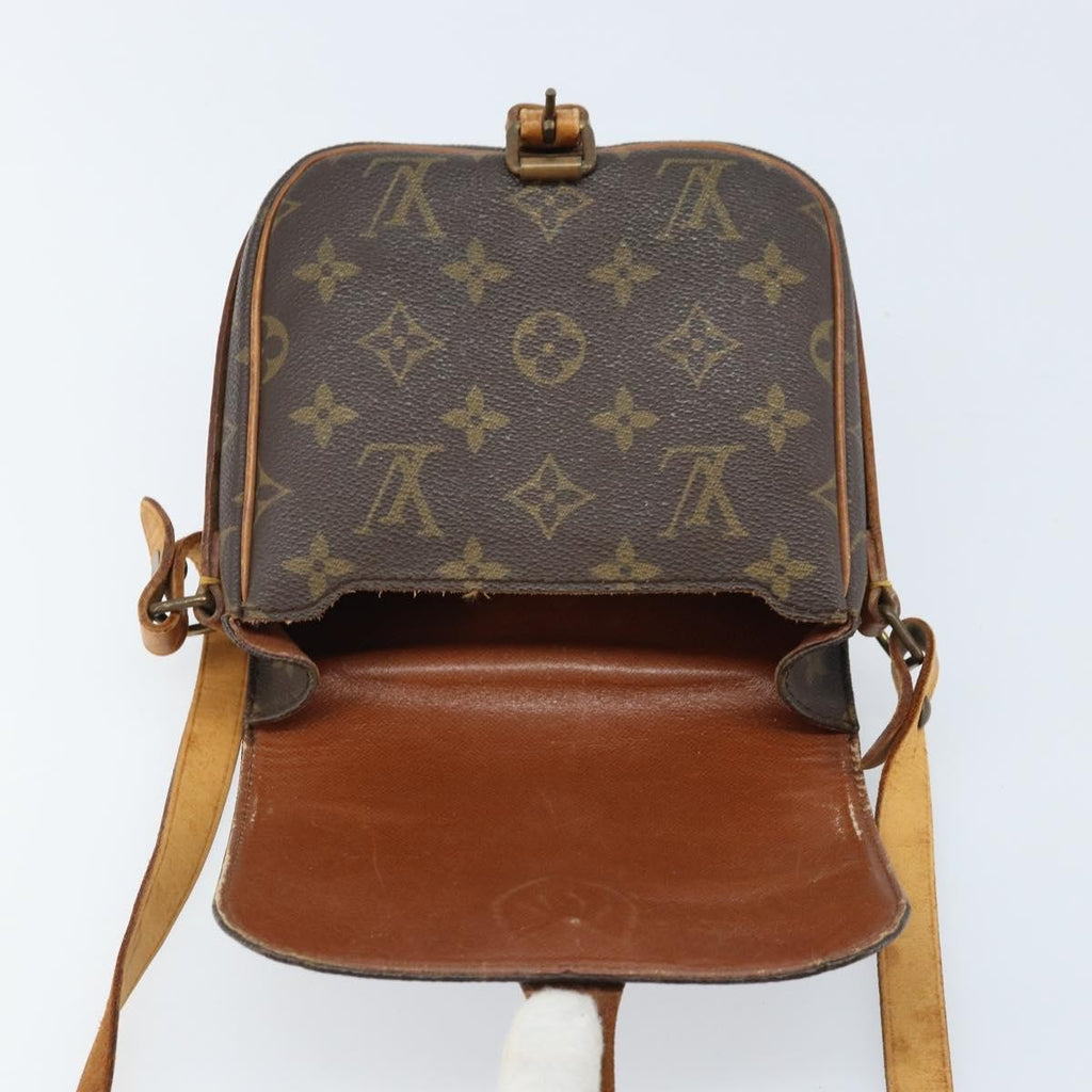 Louis Vuitton Cartouchiere Handbag Monogram Canvas Brown Canvas Shoulder Bag Bag (Pre-Owned)