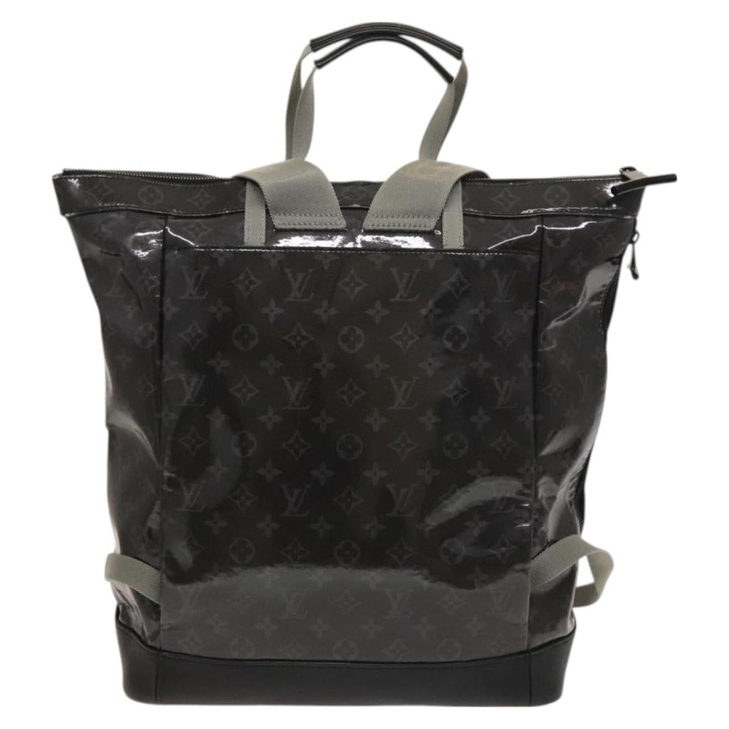 Louis Vuitton Zipped Tote Limited Edition Monogram Eclipse Glaze Canvas Black Canvas Backpack Bag (Pre-Owned)