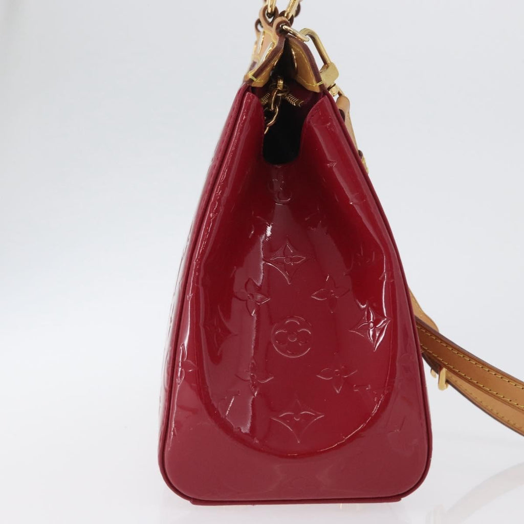 Louis Vuitton Blair Monogram Vernis Pink Patent_Leather Handbag (Pre-Owned)