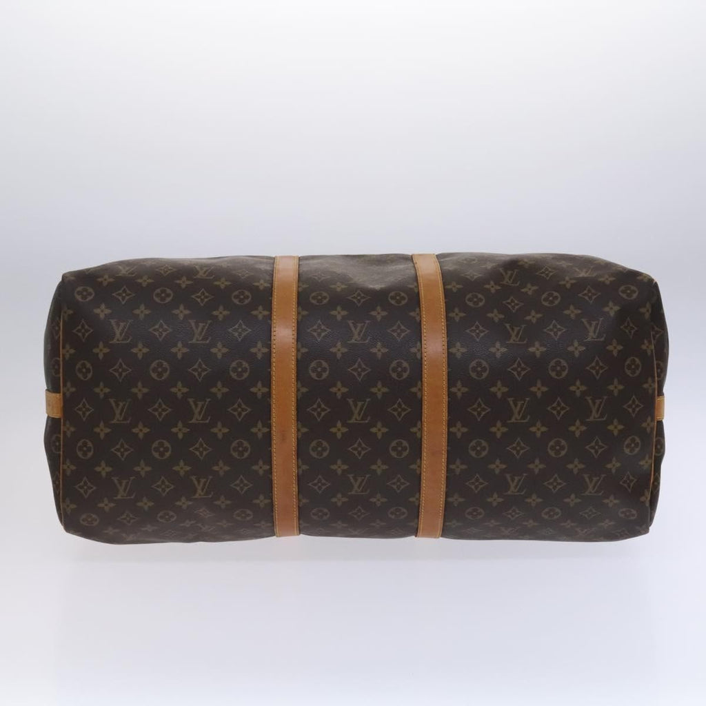 Louis Vuitton Keepall Bandouliere Bag Monogram Canvas Brown Canvas Travel Bag Bag (Pre-Owned)