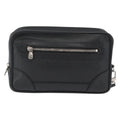 Louis Vuitton Pavel Handbag Taiga Leather Black Leather Clutche & Pouche Bag (Pre-Owned)