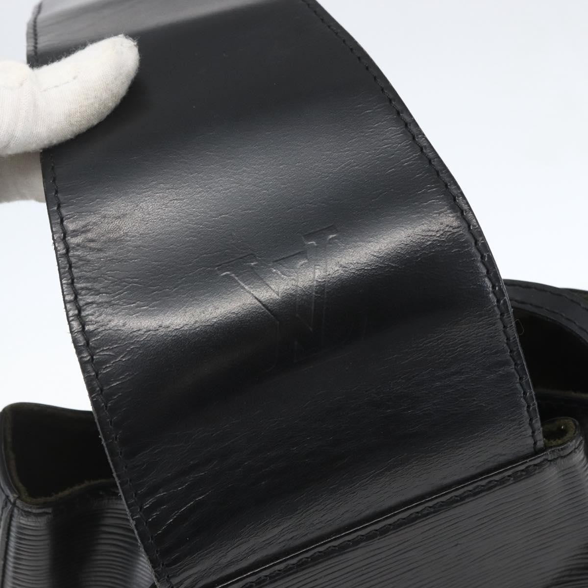 Louis Vuitton Sac A Dos Drawstring Backpack Epi Leather Black Leather Backpack Bag (Pre-Owned)