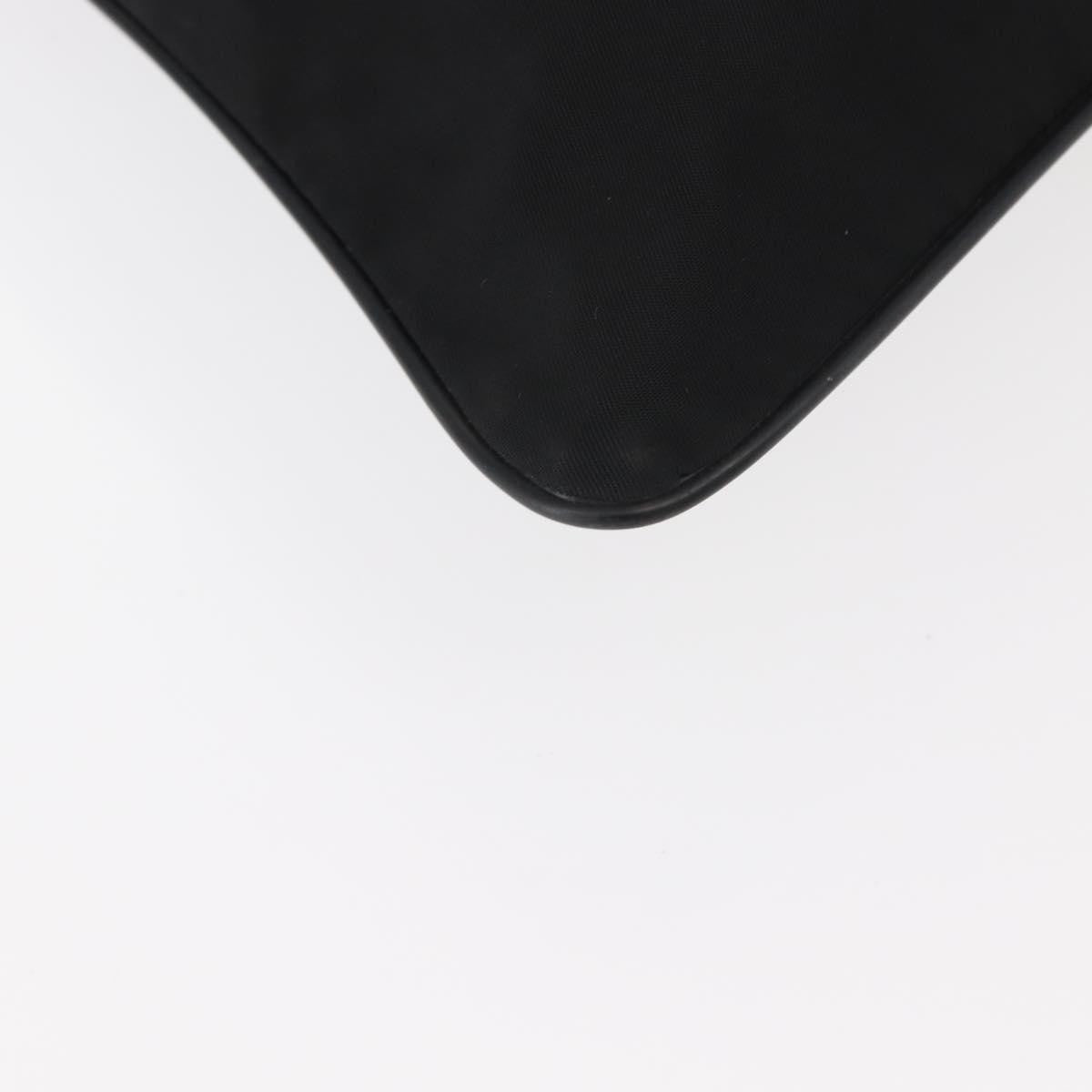 Prada Flat Messenger Bag Tessuto Black Nylon Shoulder Bag Bag (Pre-Owned)