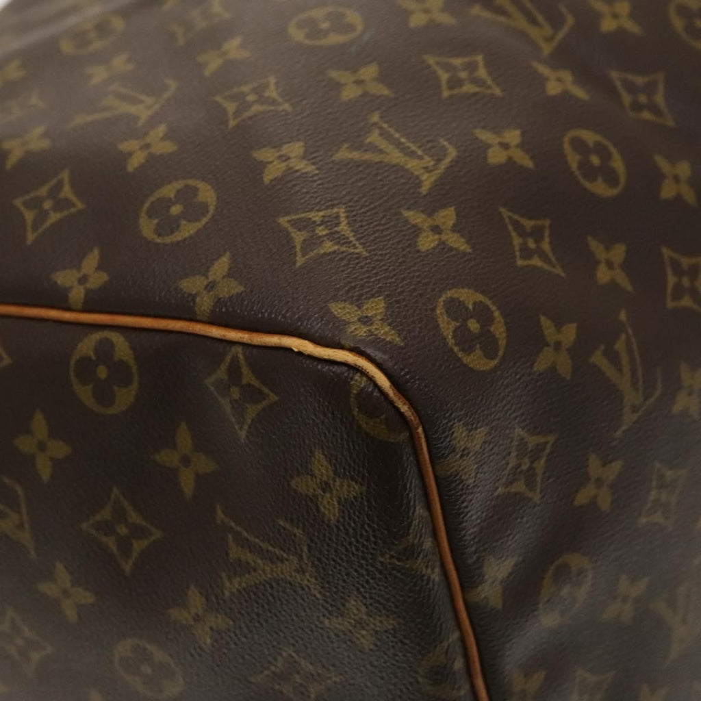 Louis Vuitton Keepall Bag Monogram Canvas Brown Canvas Travel Bag Bag (Pre-Owned)