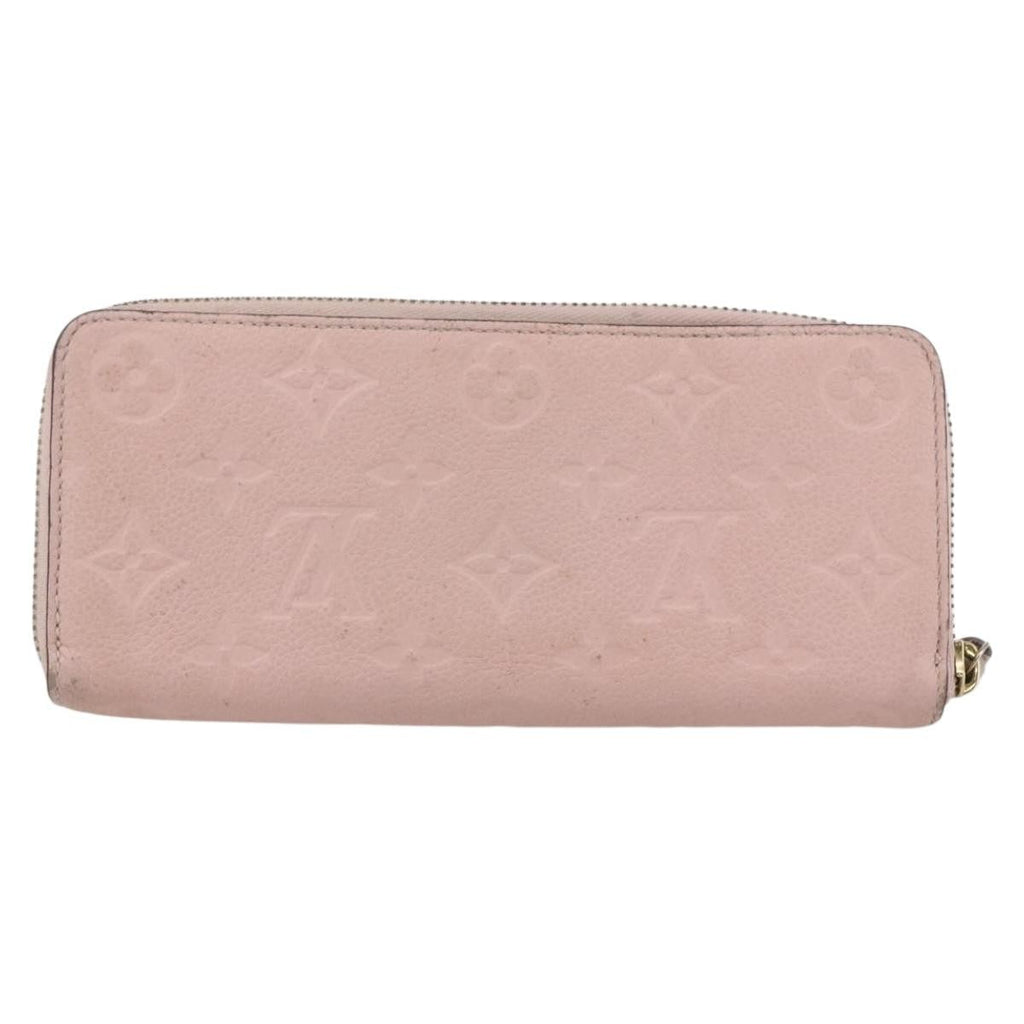 Louis Vuitton Clemence Wallet Monogram Empreinte Leather Pink Leather Wallets Accessory (Pre-Owned)