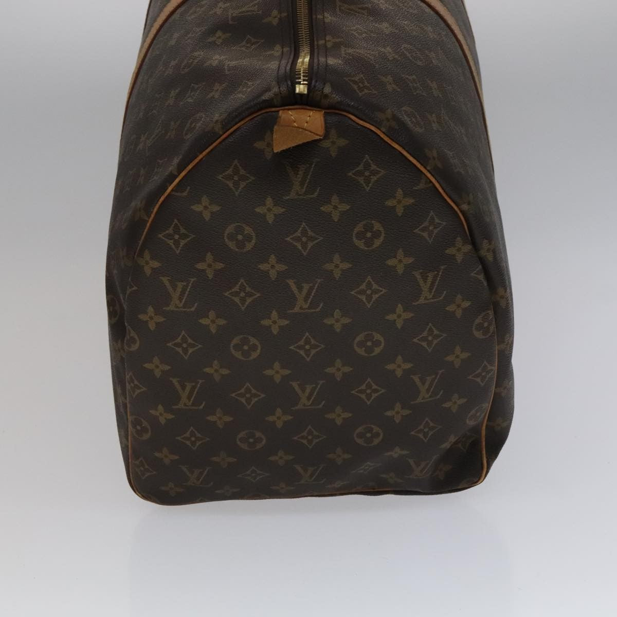 Louis Vuitton Keepall Bag Monogram Canvas Brown Canvas Travel Bag Bag (Pre-Owned)