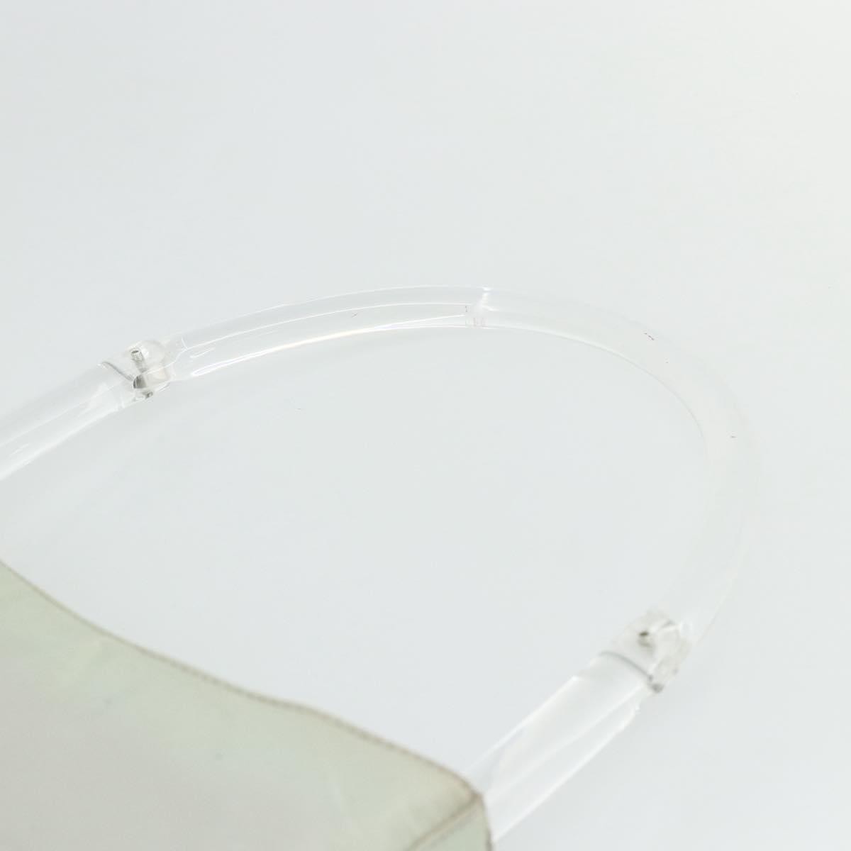 Prada Resin Handle Shoulder Bag Tessuto Clear Nylon Shoulder Bag Bag (Pre-Owned)