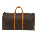Louis Vuitton Keepall Bag Monogram Canvas Brown Canvas Travel Bag Bag (Pre-Owned)