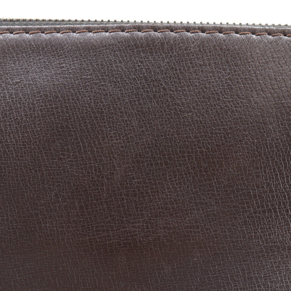 Louis Vuitton Sac Plat Crossbody Bag Utah Leather Brown Leather Shoulder Bag Bag (Pre-Owned)