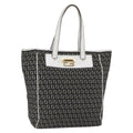Fendi Zucca Tote Bag Canvas Black Canvas Tote Bag Bag (Pre-Owned)