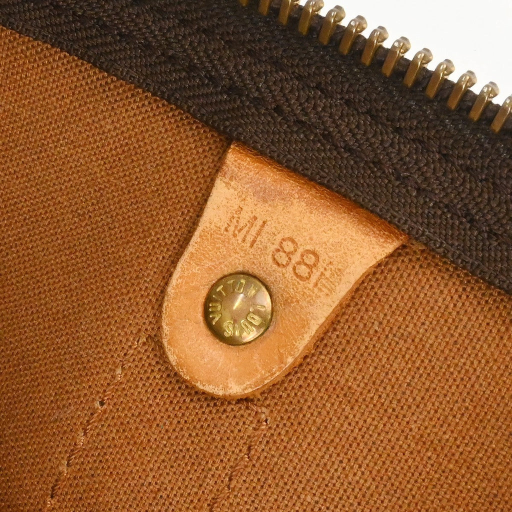 Louis Vuitton Keepall Bag Monogram Canvas Brown Canvas Travel Bag Bag (Pre-Owned)
