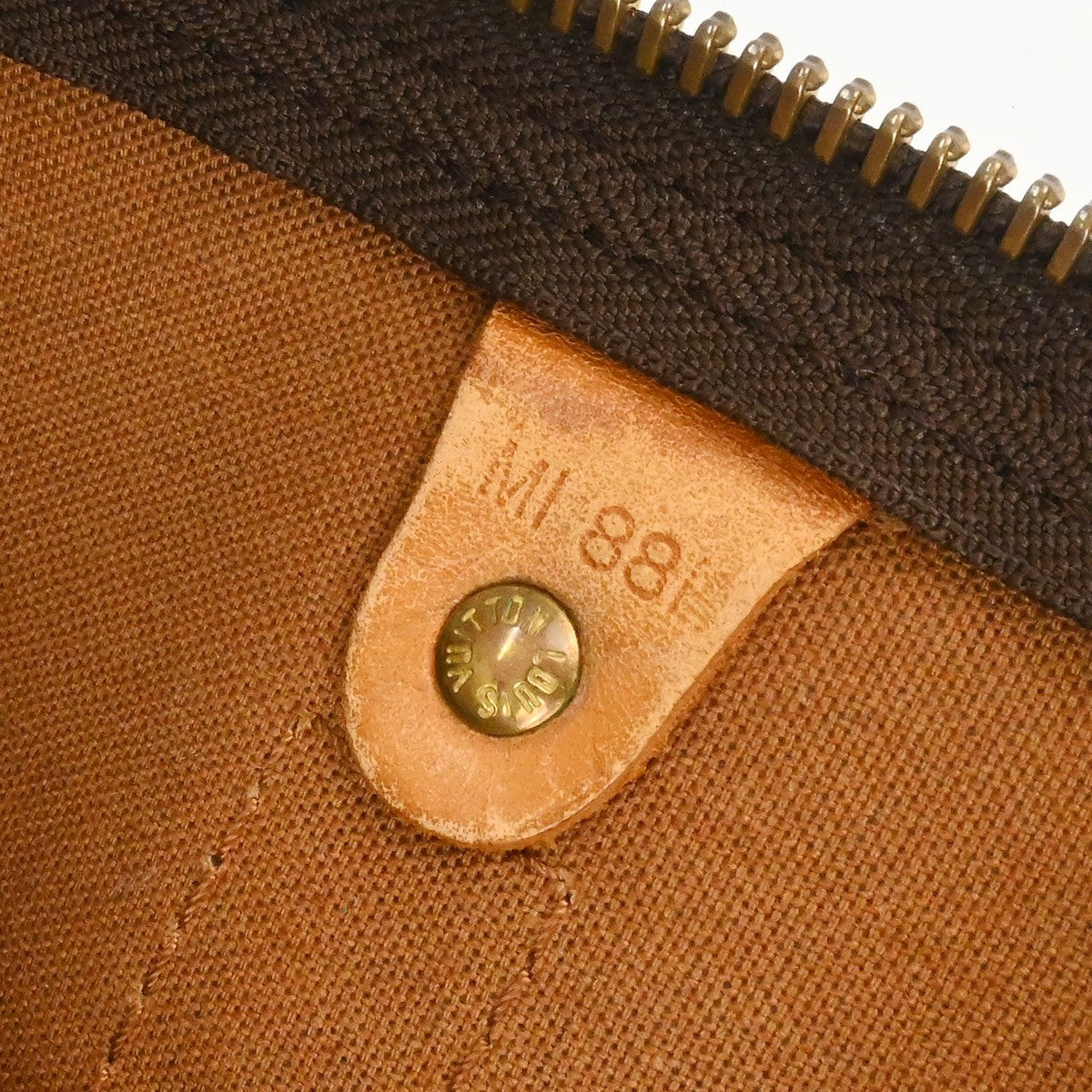 Louis Vuitton Keepall Bag Monogram Canvas Brown Canvas Travel Bag Bag (Pre-Owned)