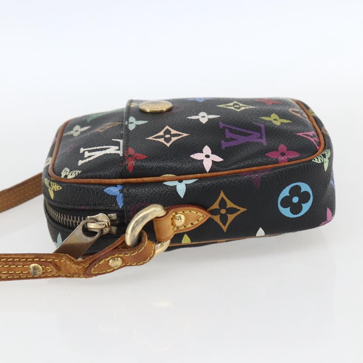 Louis Vuitton Rift Handbag Monogram Multicolor Black Canvas Shoulder Bag Bag (Pre-Owned)
