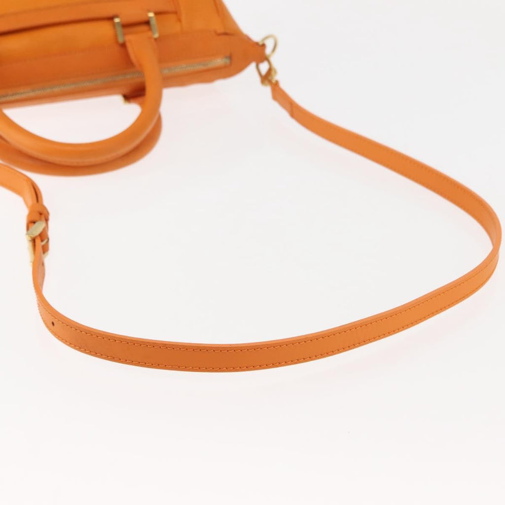 Louis Vuitton Danura Handbag Epi Orange Leather Handbag (Pre-Owned)