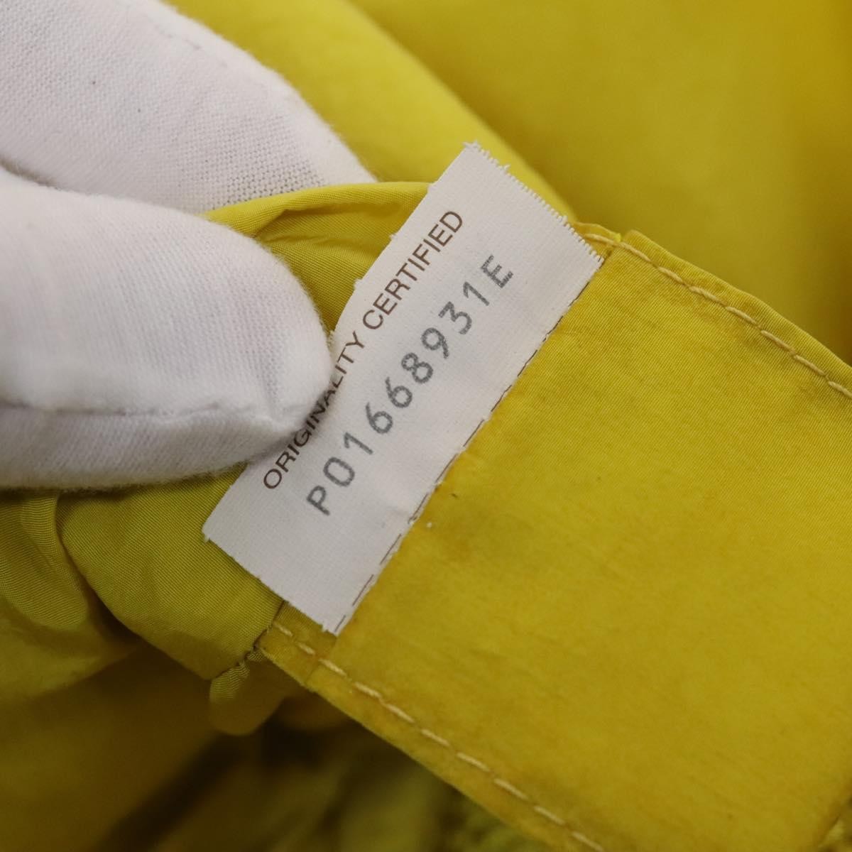 Bottega Veneta Vintage Backpack Nylon Yellow Nylon Backpack Bag (Pre-Owned)