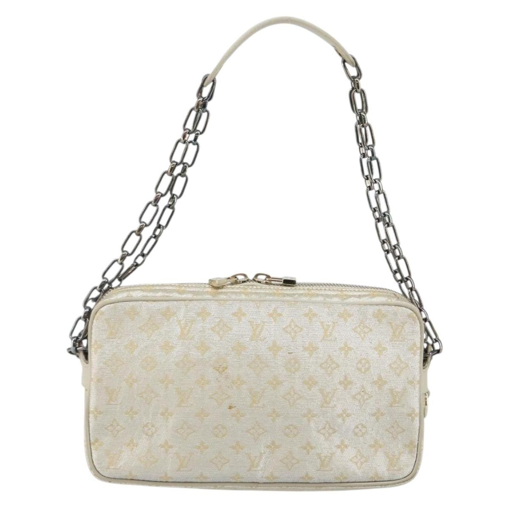 Louis Vuitton Mckenna Shoulder Bag Mini Lin Gold Canvas Bag (Pre-Owned)