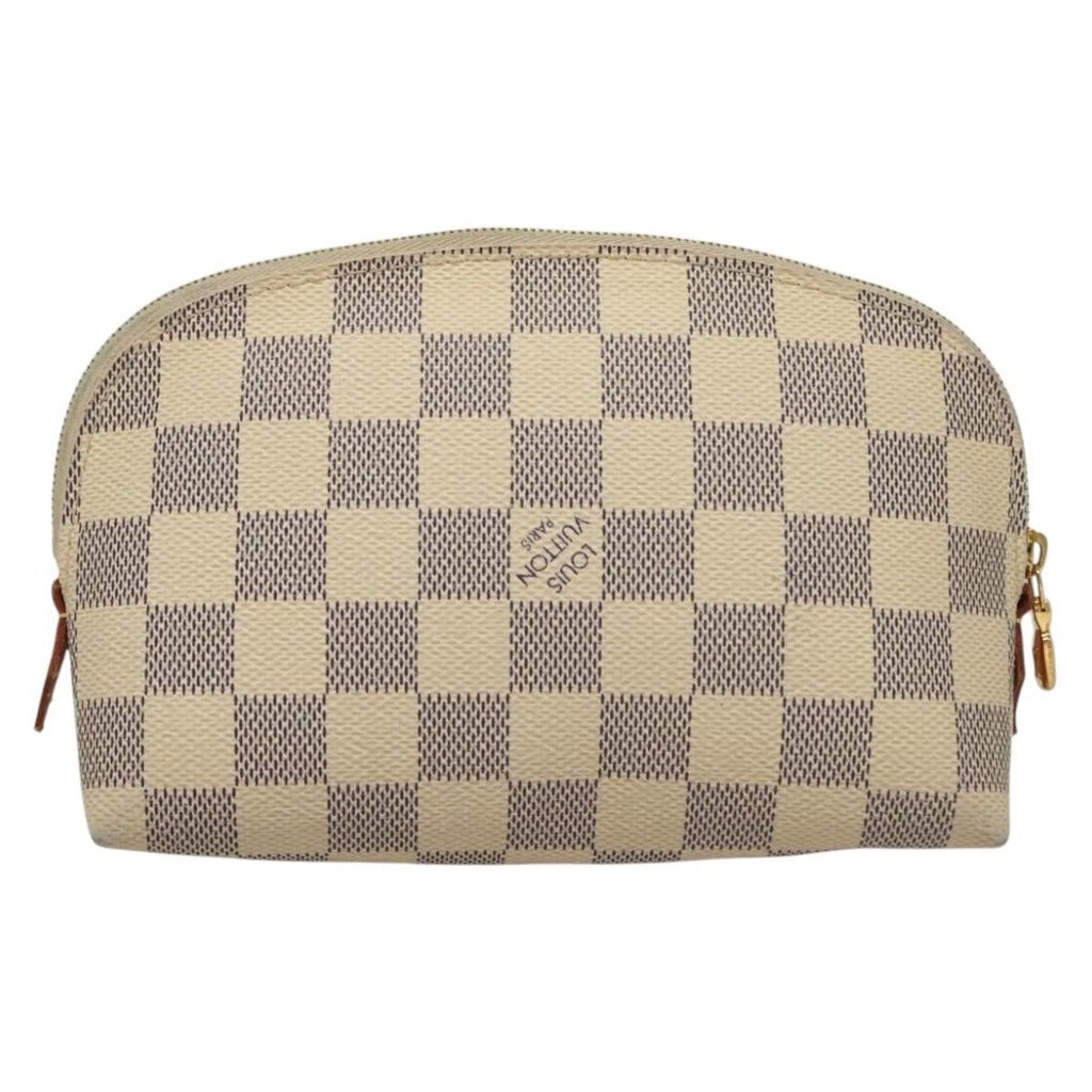 Louis Vuitton Cosmetic Pouch Damier White Canvas Bag (Pre-Owned)