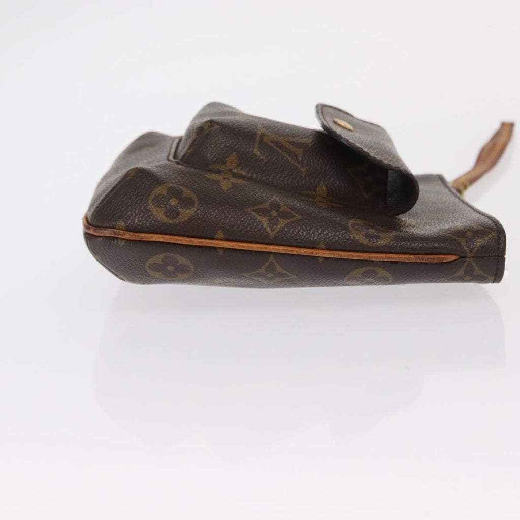 Louis Vuitton Partition Wristlet Clutch Monogram Canvas Brown Canvas Clutche & Pouche Bag (Pre-Owned)