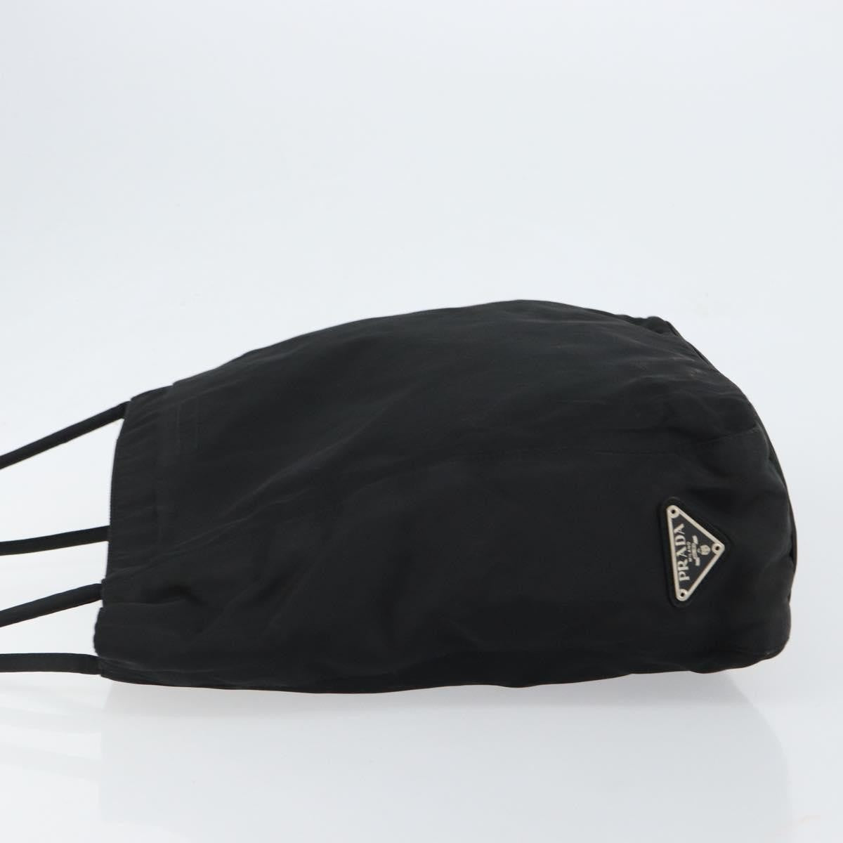 Prada Vintage Tote Tessuto Black Nylon Tote Bag Bag (Pre-Owned)